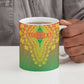 Personalized Burkina Faso African Dashiki Ceramic Mug