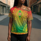 Personalized Burkina Faso African Dashiki Cross Shoulder Shirt