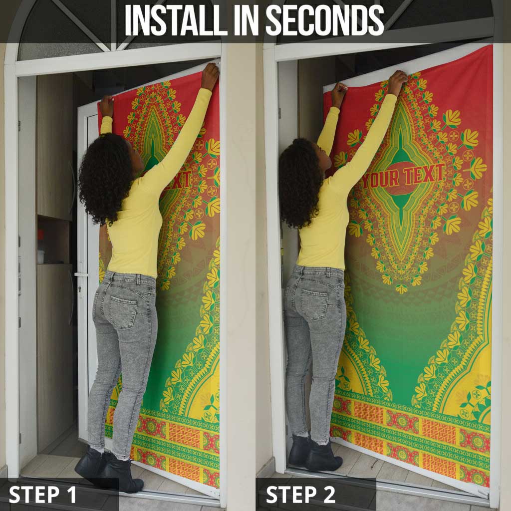 Personalized Burkina Faso African Dashiki Door Cover