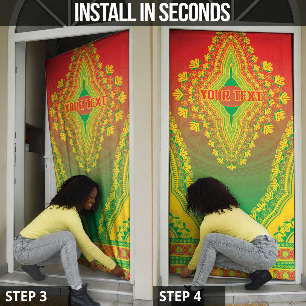 Personalized Burkina Faso African Dashiki Door Cover
