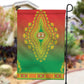 Afro Burkina Faso Garden Flag African Dashiki Style - African Pride