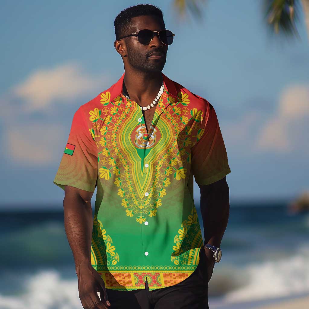 Personalized Afro Burkina Faso Hawaiian Shirt African Dashiki Style - African Pride