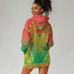 Personalized Afro Burkina Faso Hoodie Dress African Dashiki Style - African Pride