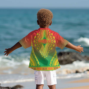 Personalized Afro Burkina Faso Kid Hawaiian Shirt African Dashiki Style - African Pride