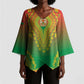 Personalized Burkina Faso African Dashiki Kimono Sleeve Blouse