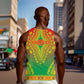 Personalized Afro Burkina Faso Men Tank Top African Dashiki Style - African Pride