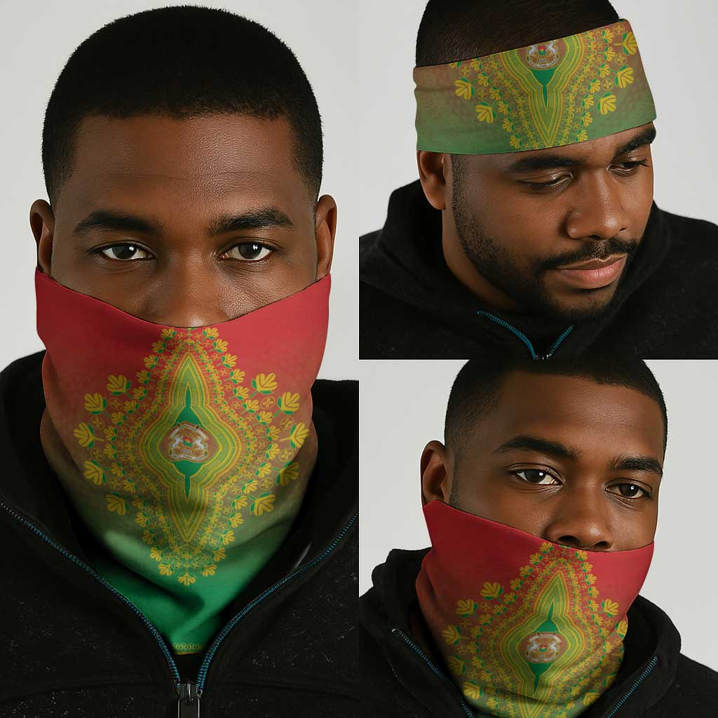 Afro Burkina Faso Neck Gaiter African Dashiki Style - African Pride