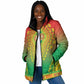 Personalized Burkina Faso African Dashiki Padded Jacket