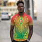 Personalized Afro Burkina Faso Polo Shirt African Dashiki Style - African Pride