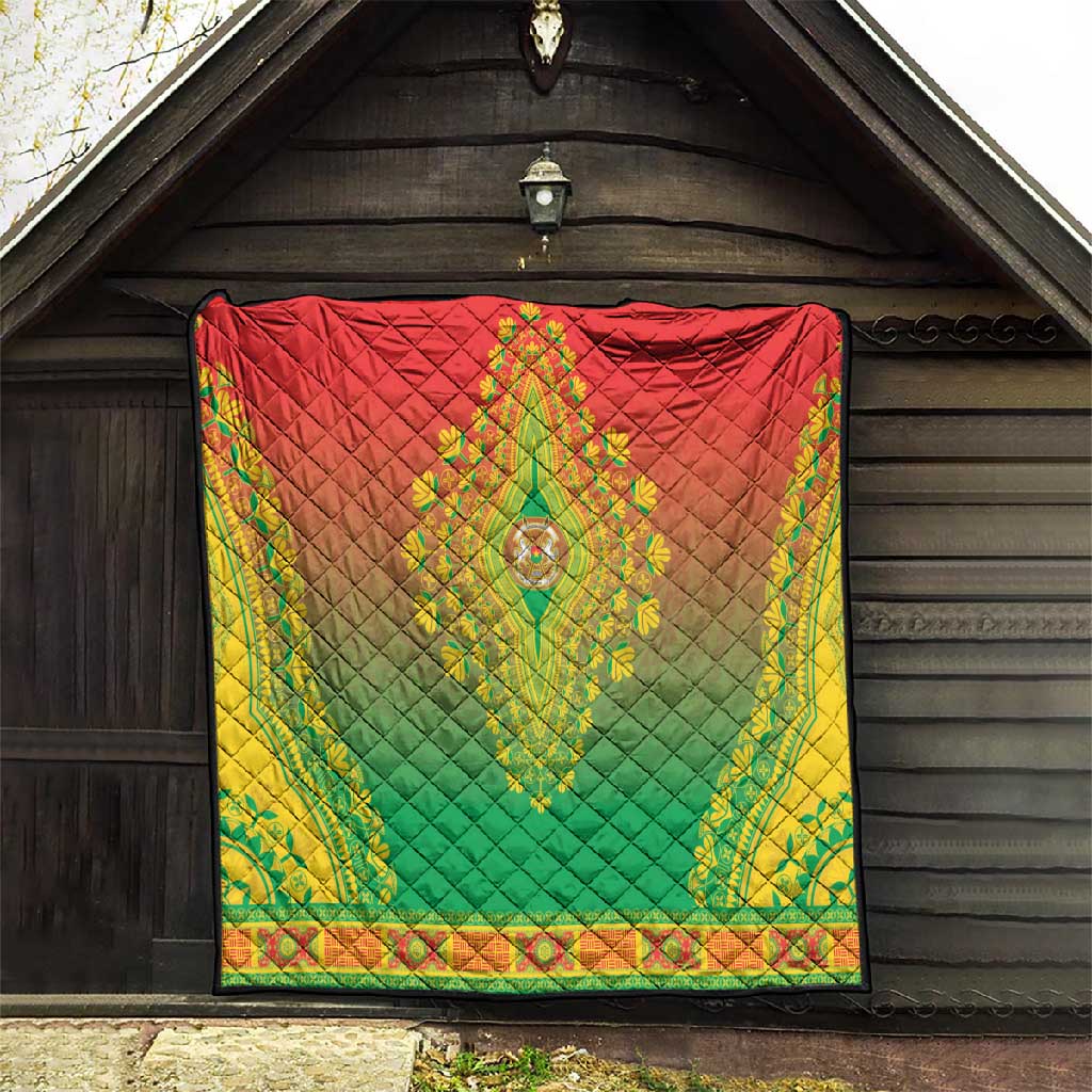 Afro Burkina Faso Quilt African Dashiki Style - African Pride