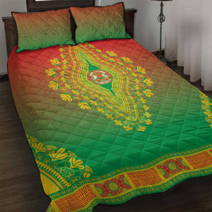 Afro Burkina Faso Quilt Bed Set African Dashiki Style - African Pride