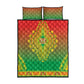 Afro Burkina Faso Quilt Bed Set African Dashiki Style - African Pride