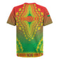 Personalized Afro Burkina Faso Rugby Jersey African Dashiki Style - African Pride