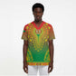 Personalized Burkina Faso African Dashiki Scrub Top - African Pride