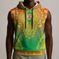 Personalized Afro Burkina Faso Sleeveless Hoodie African Dashiki Style - African Pride