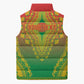 Personalized Burkina Faso African Dashiki Sleeveless Puffer Jacket