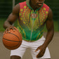 Personalized Afro Burkina Faso Sleeveless Zip Hoodie African Dashiki Style - African Pride
