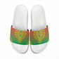 Burkina Faso African Dashiki Slide Sandals
