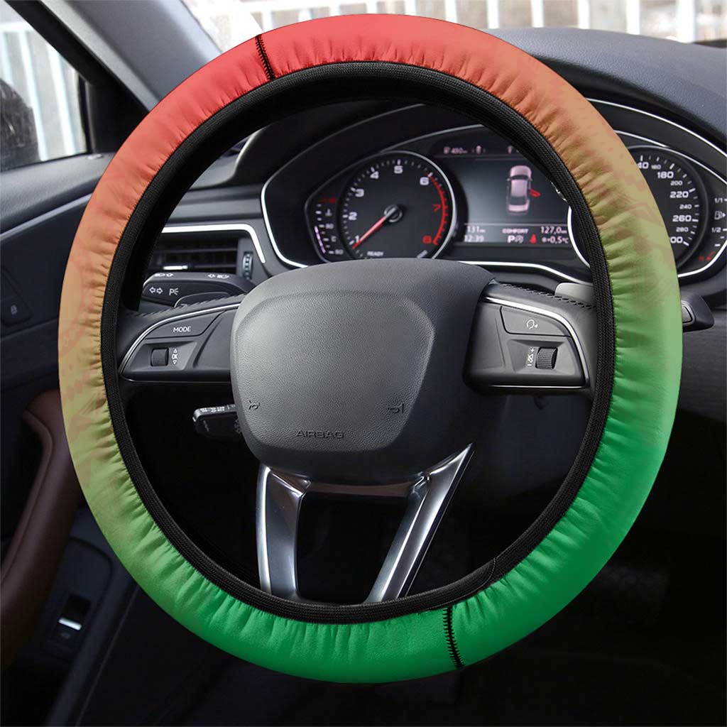 Afro Burkina Faso Steering Wheel Cover African Dashiki Style - African Pride