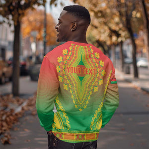 Personalized Afro Burkina Faso Sweatshirt African Dashiki Style - African Pride