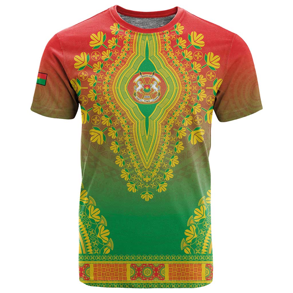 Personalized Afro Burkina Faso T shirt African Dashiki Style - African Pride