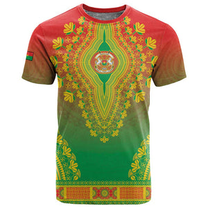 Personalized Afro Burkina Faso T shirt African Dashiki Style - African Pride
