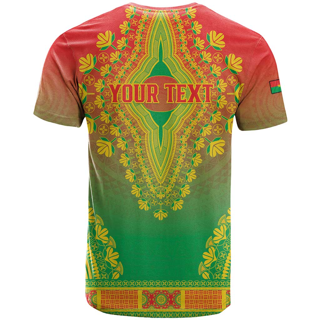 Personalized Afro Burkina Faso T shirt African Dashiki Style - African Pride