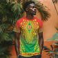 Personalized Afro Burkina Faso T shirt African Dashiki Style - African Pride