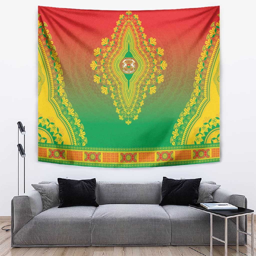 Afro Burkina Faso Tapestry African Dashiki Style - African Pride