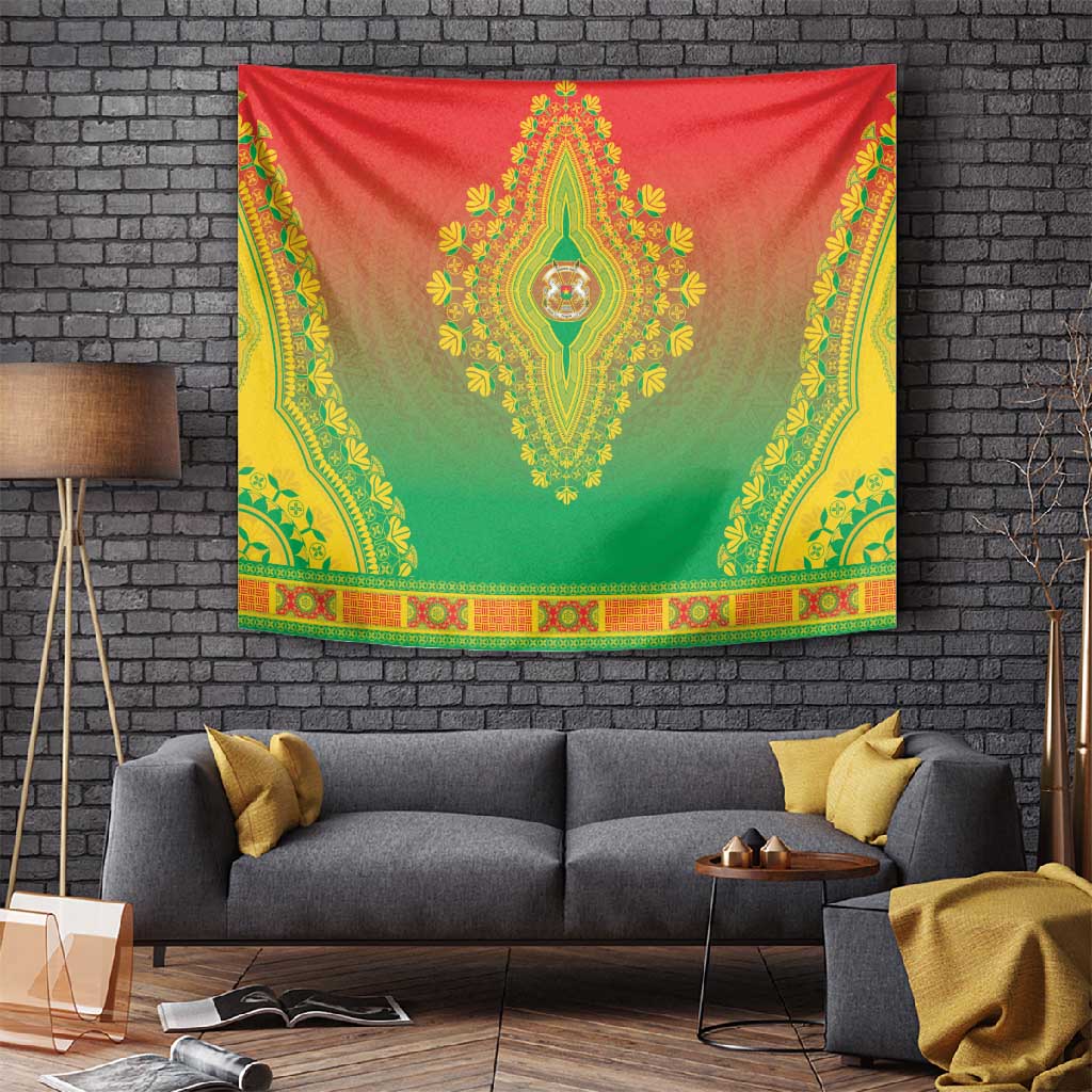 Afro Burkina Faso Tapestry African Dashiki Style - African Pride
