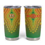 Personalized Afro Burkina Faso Tumbler Cup African Dashiki Style - African Pride