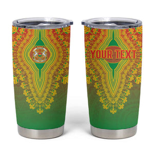 Personalized Afro Burkina Faso Tumbler Cup African Dashiki Style - African Pride