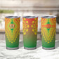 Personalized Afro Burkina Faso Tumbler Cup African Dashiki Style - African Pride