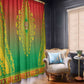 Afro Burkina Faso Window Curtain African Dashiki Style - African Pride