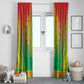 Afro Burkina Faso Window Curtain African Dashiki Style - African Pride