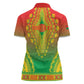Personalized Afro Burkina Faso Women Polo Shirt African Dashiki Style - African Pride