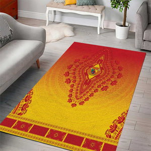 Afro Cameroon Area Rug African Dashiki Style - African Pride