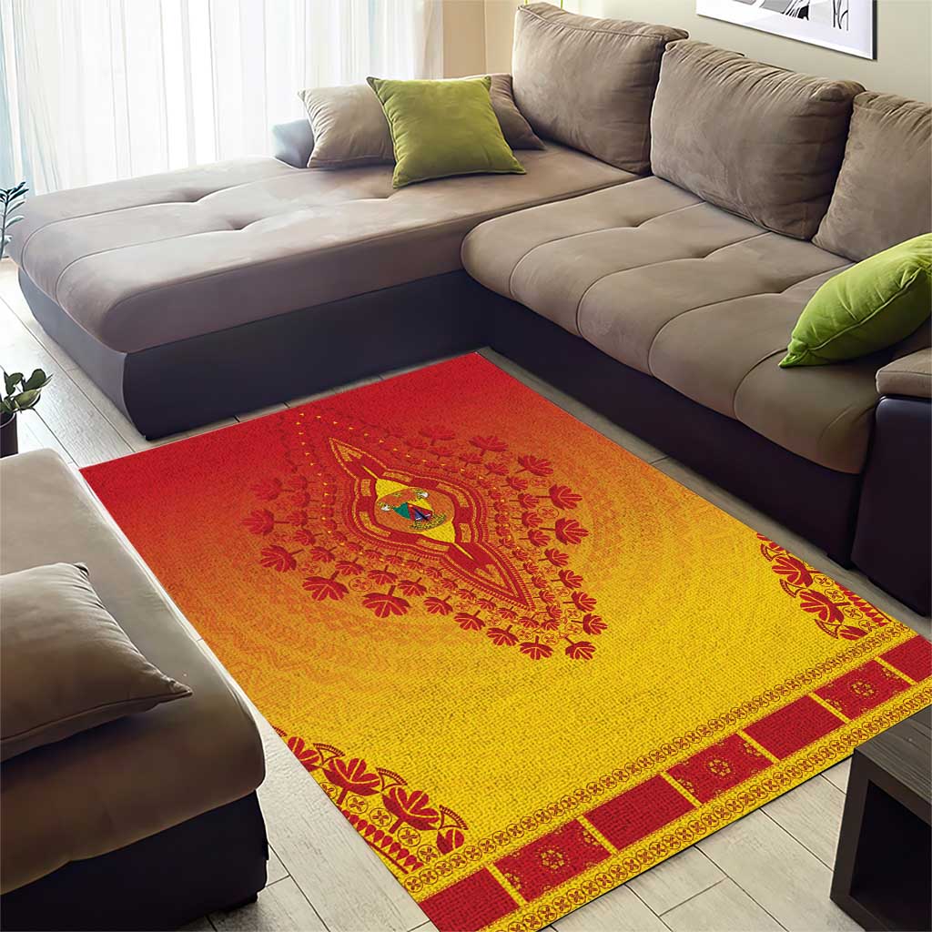 Afro Cameroon Area Rug African Dashiki Style - African Pride