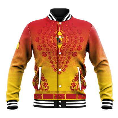Personalized Afro Cameroon Baseball Jacket African Dashiki Style - African Pride