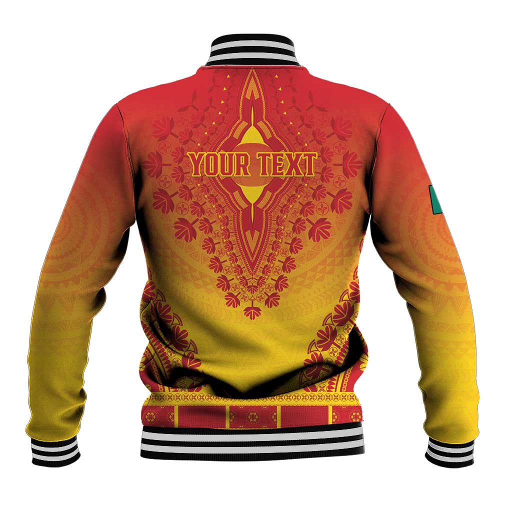 Personalized Afro Cameroon Baseball Jacket African Dashiki Style - African Pride