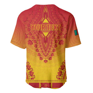 Personalized Afro Cameroon Baseball Jersey African Dashiki Style - African Pride