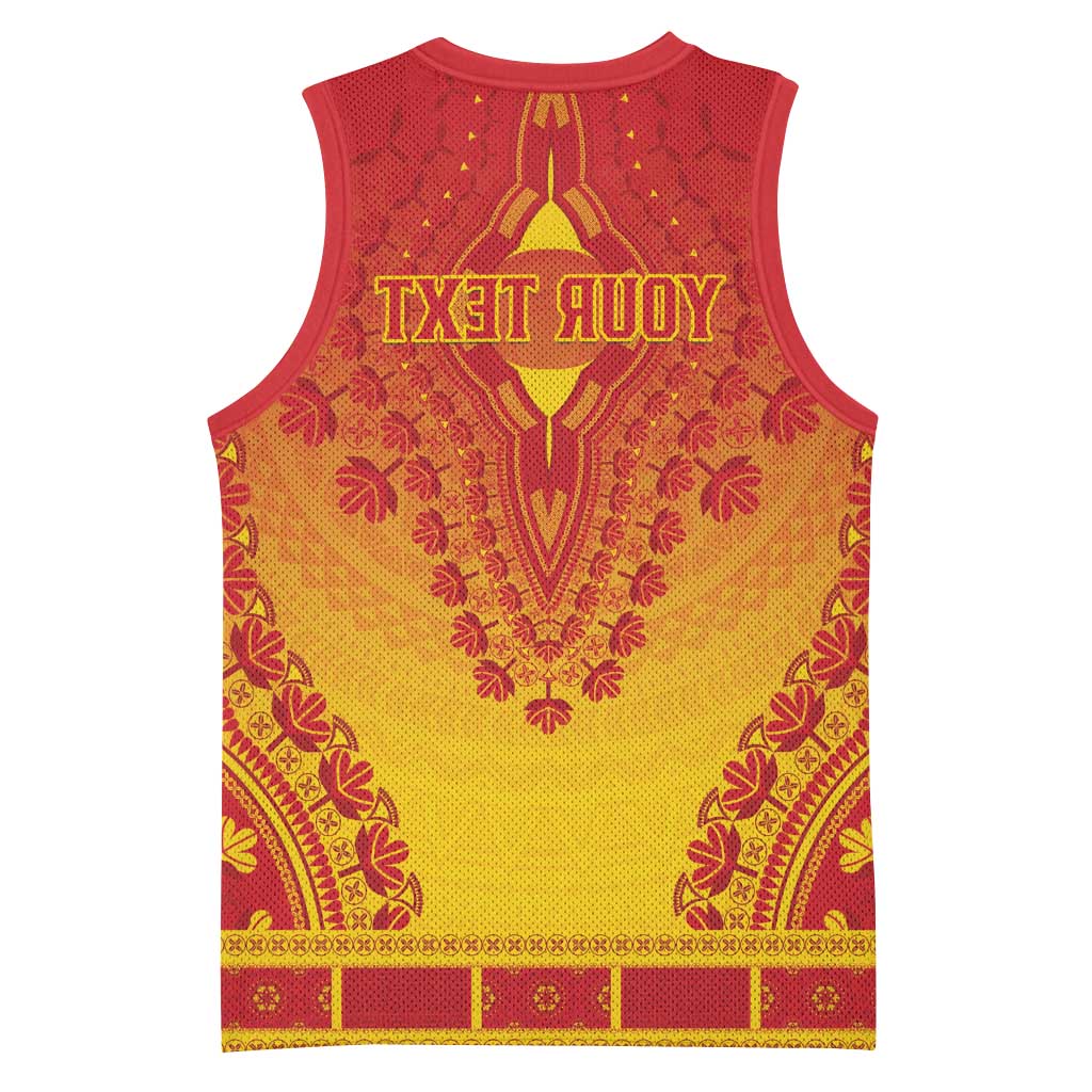 Personalized Afro Cameroon Basketball Jersey African Dashiki Style - African Pride