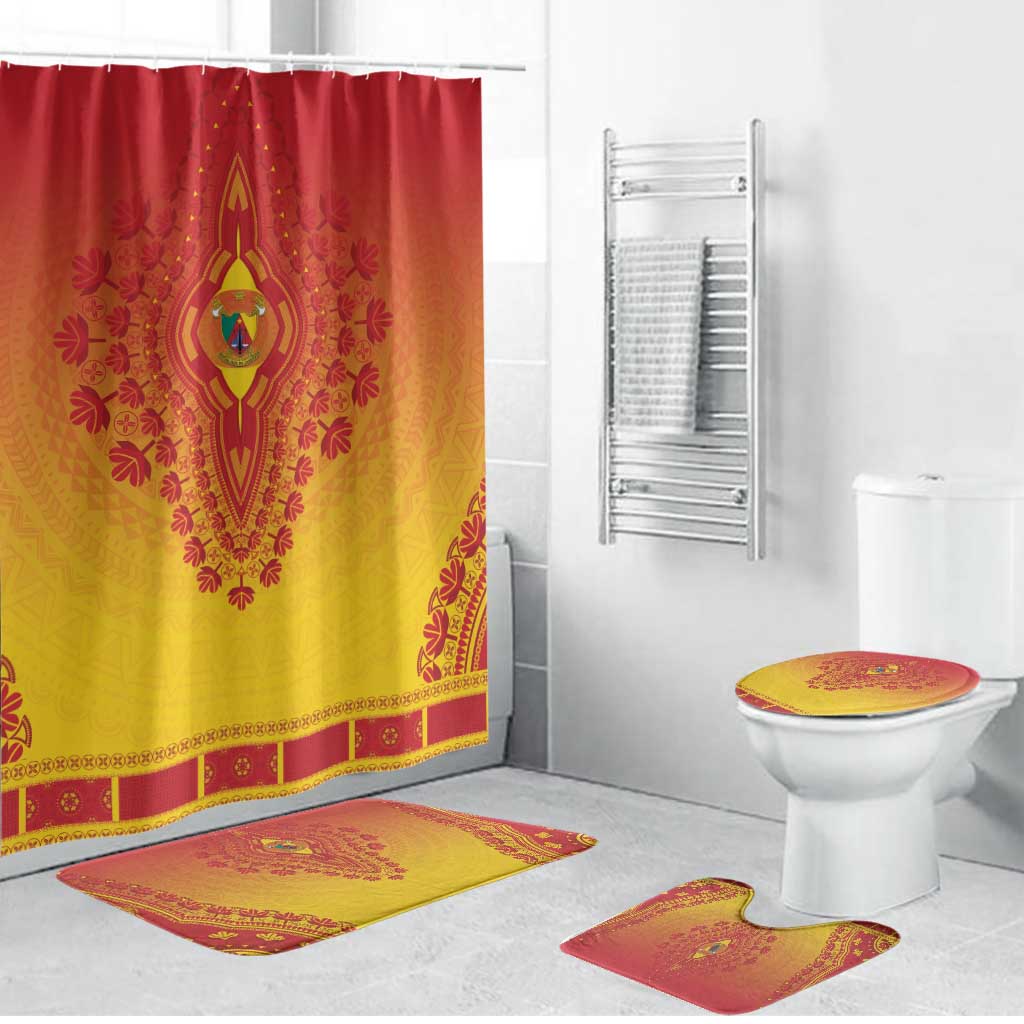 Cameroon African Dashiki Bathroom Set