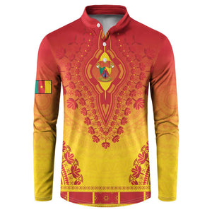 Personalized Cameroon African Dashiki Button Sweatshirt