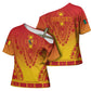 Personalized Cameroon African Dashiki Cross Shoulder Shirt