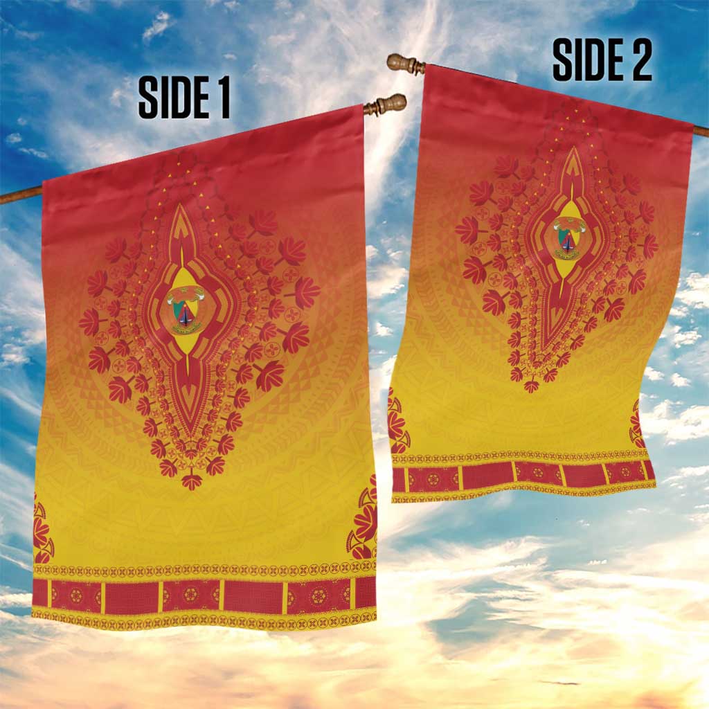 Afro Cameroon Garden Flag African Dashiki Style - African Pride