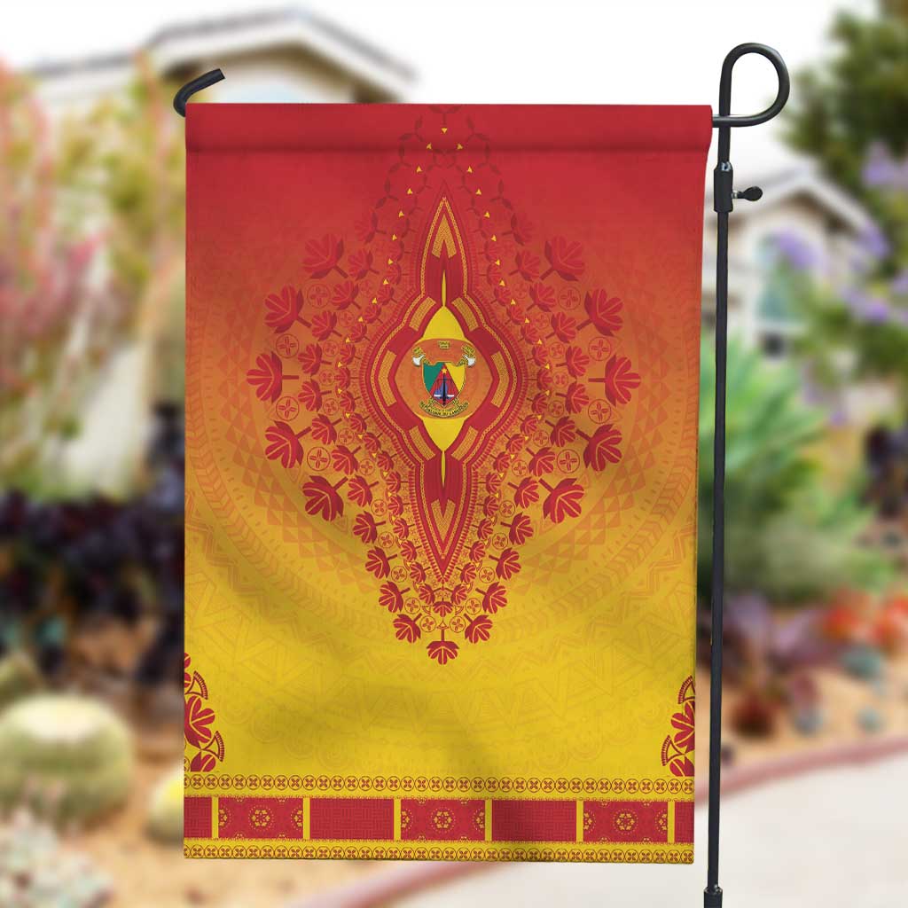 Afro Cameroon Garden Flag African Dashiki Style - African Pride