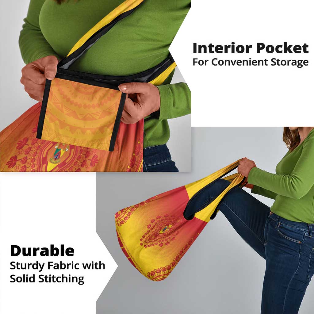Afro Cameroon Grocery Bag African Dashiki Style - African Pride