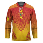 Personalized Cameroon African Dashiki Hockey Jersey