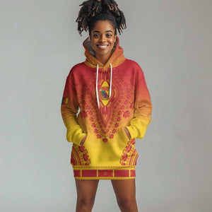 Personalized Afro Cameroon Hoodie Dress African Dashiki Style - African Pride